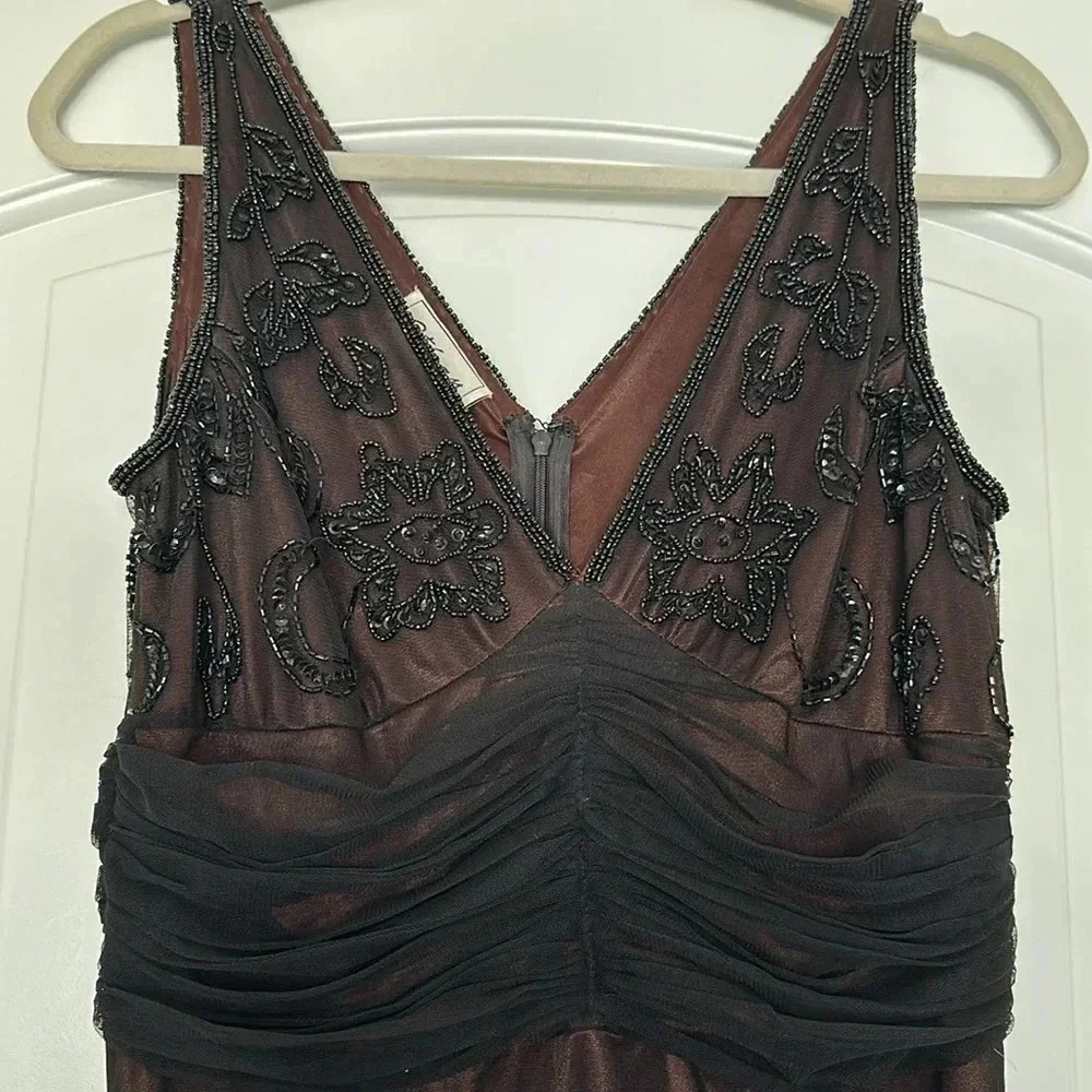 Vintage Y2K Stenay Beaded & Sequined Cocktail Dress Sz 10